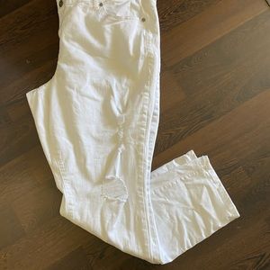 White Distressed Torrid Jeans